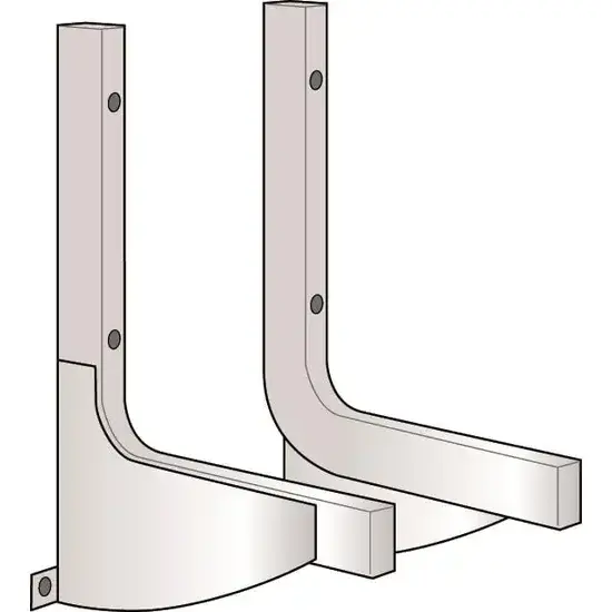 Nederman Muurbeugel voor NEX afzuigarm 4-5 mtr uitvoering
