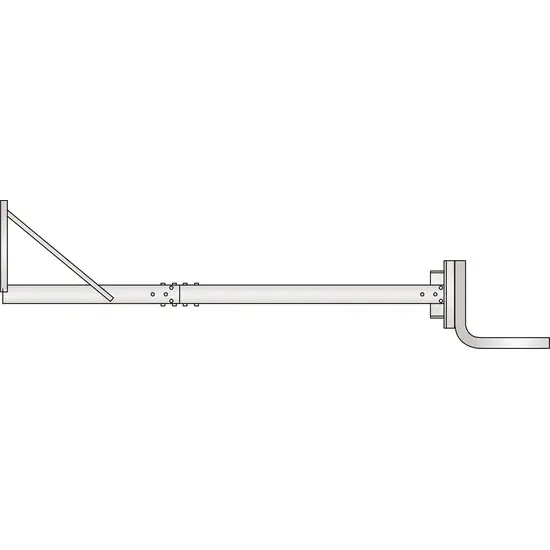 Nederman Verlengde muurbeugel voor NEX afzuigarm L=2 mtr