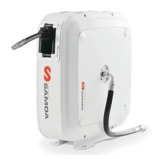 Samoa Slanghaspel, individueel omsloten, RM-12CL serie, 10 mtr, 3/8", vet / hydraulische olie