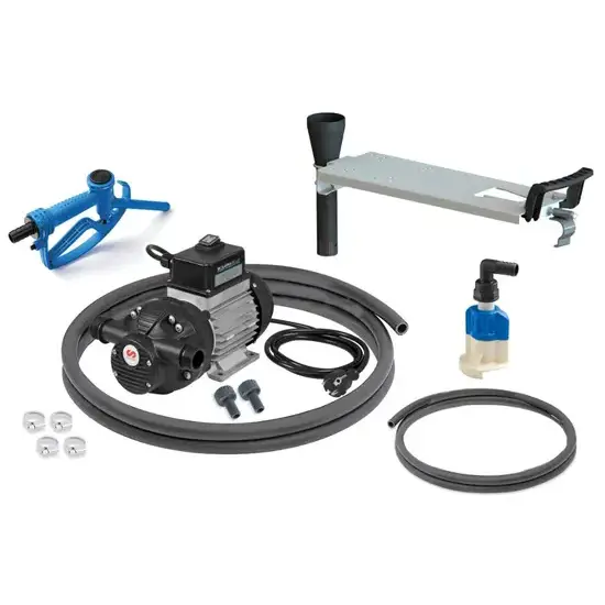 Samoa Solura series 230 V AC stationaire elektrische pompset voor AdBlue/DEF met spuitmond, 30 l/min