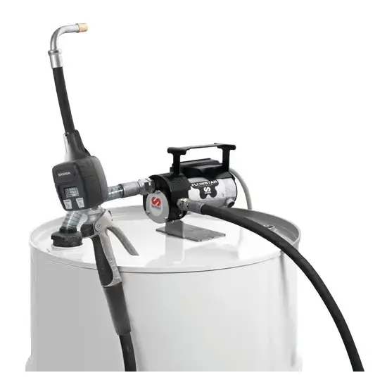 Samoa Flowstar series 24 V DC draagbare elektrische pompset voor olie met gedoseerd pistool, 6 l/min