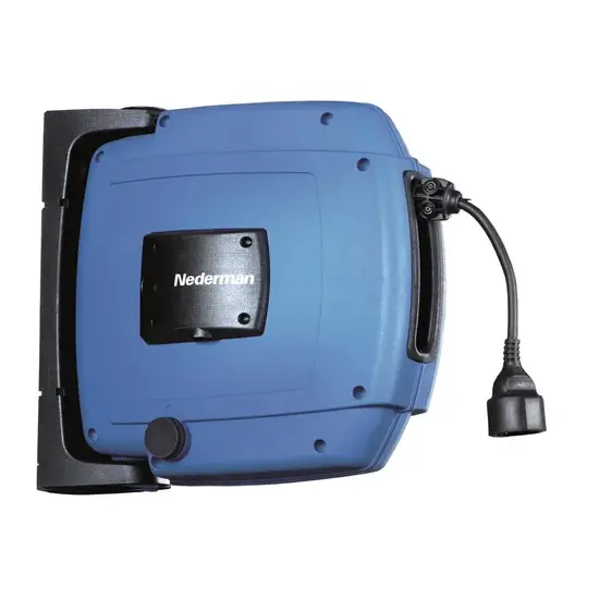 Nederman Kabelhaspel C20 met kabel 3x1.5 mm² (excl. stekker) 12 mtr
