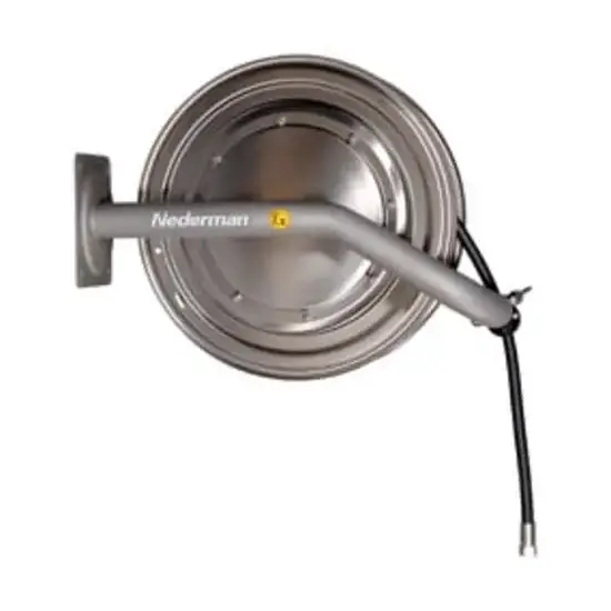 Nederman Slanghaspel 886 ATEX RVS (perslucht, water) met slang 2 Mpa 3/4" L=15 mtr