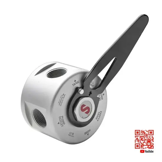 4-weg afvoer afsluiter