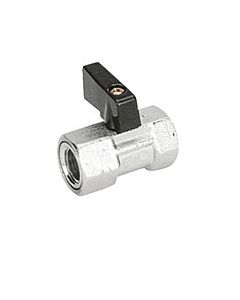 Mini kogelafsluiter 3/8'' BSP (FF)